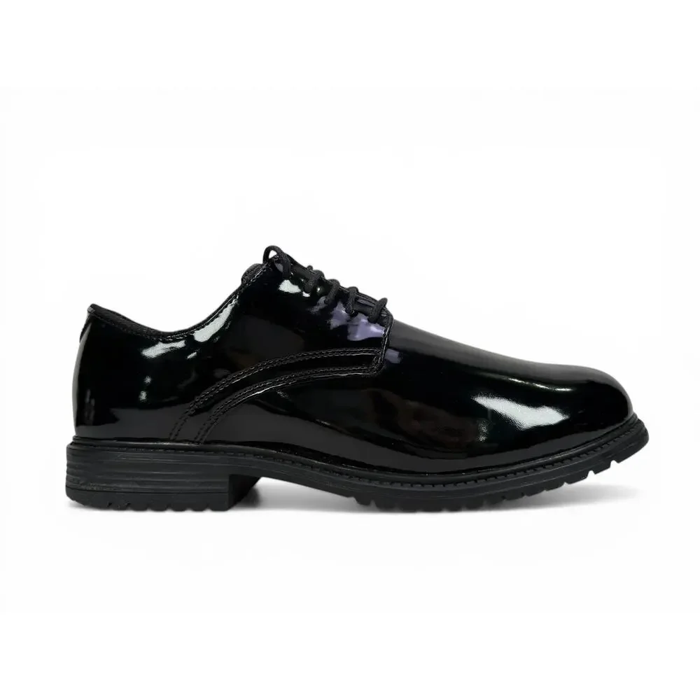 Original SWAT Oxford Dress Shoe Mens 11 W High Gloss Black Patent Uniform Duty